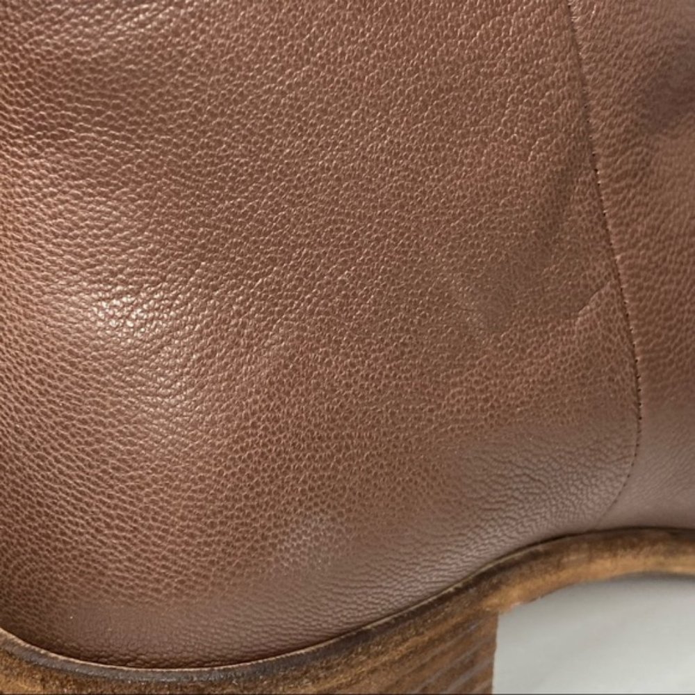 See By Chloe Masha Leather Cuff Ankle Boots Light Brown Size 6.5 NIB NWT - Picture 5 of 12